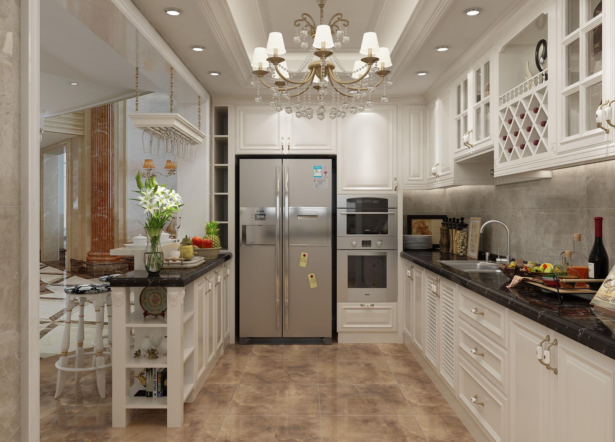 Membrane Finish Kitchen Cabinet