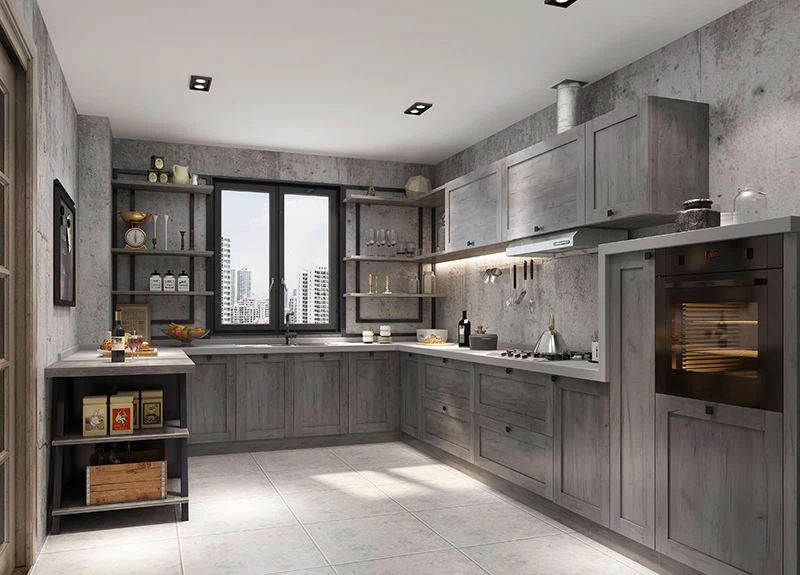 U Shape Kitchen Cabient小图